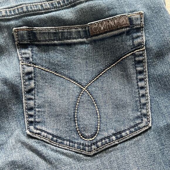 Vintage Calvin Klein Jeans Skinny Fit Regular Rise Mens 33/16 BLACK LABEL - Picture 6 of 10